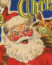 Load image into Gallery viewer, Vintage Night Before Christmas Book POSTER! (up to 24" x 36") - c. 1947 - Santa - Reindeer - Gifts