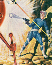 Load image into Gallery viewer, 1957 Science Fiction Pulp Novel Cover POSTER! - (up to full-size 24" x 36") - Robots - Space - SciFi - Books - Tenneshaw - Art - Decor