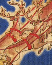 Load image into Gallery viewer, Night Before Christmas 1947 Vintage Book POSTER! (up to 24 x 36) - Santa Claus - Reindeer - Sleigh