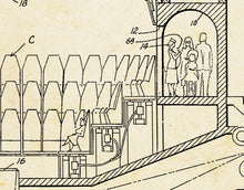Load image into Gallery viewer, 1956 Disney Rocket to the Moon Patent Art POSTER! (up to 24" x 36") - Tomorrowland