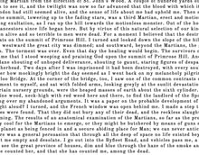 Load image into Gallery viewer, War of the Worlds (H.G. Wells) Tiny Word BOOK POSTER - Minimalist - Literature - Reading - Classics - Sci-Fi Fan Art - Full Size 24" x 36"