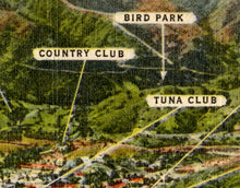 Load image into Gallery viewer, Vintage CATALINA ISLAND Postcard POSTER! (24" x 36" or smaller) - Santa Catalina - Avalon - Casino Ballroom - California - Los Angeles