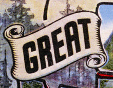 Load image into Gallery viewer, Great Smoky Mountains National Park POSTER! (up to 24 x 36 inches) - Vintage Large Letter Postcard