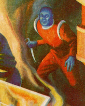 Load image into Gallery viewer, Science Fiction Paperback POSTER! - (up to full-size 24" x 36") - MAY 1957 - Aliens - SciFi - Book - Laser Guns - Space - Reading - Office