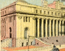 Load image into Gallery viewer, Vintage "Howdy from New York" Large Letter Postcard POSTER! - Travel - Nostalgia