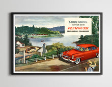 Load image into Gallery viewer, 1952 Owner's Manual POSTER! (up to 24 x 36) - Plymouth - Classic Cars - Vintage
