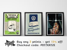 Load image into Gallery viewer, Greetings from THE DESERT Postcard POSTER! (up to 24" x 36") - Cactus -Southwest