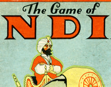 Load image into Gallery viewer, 1930 Game of India (Parcheesi) Board Game Box POSTER! (multiple sizes) - Elephants