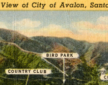 Load image into Gallery viewer, Vintage CATALINA ISLAND Postcard POSTER! (24" x 36" or smaller) - Santa Catalina - Avalon - Casino Ballroom - California - Los Angeles