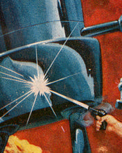 Load image into Gallery viewer, Vintage SciFi Paperback Cover POSTER! (up to 24x36) - APRIL 1958 - Robots - Science Fiction