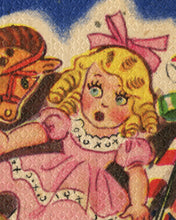 Load image into Gallery viewer, Vintage Night Before Christmas Book POSTER! (up to 24" x 36") - c. 1947 - Santa - Reindeer - Gifts