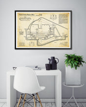 Load image into Gallery viewer, 1956 Disney Rocket to the Moon Patent Art POSTER! (up to 24" x 36") - Tomorrowland
