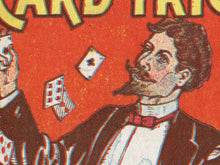 Load image into Gallery viewer, 1907 Card Tricks Magician POSTER! (up to 24" x 36") - Magic - Vintage - Performer