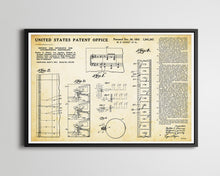 Load image into Gallery viewer, 1933 Disney Animated Music Patent POSTER! (up to 24" x 36") - Movies - Film - Art
