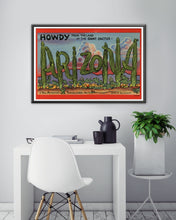 Load image into Gallery viewer, 1942 ARIZONA "Giant Cactus" Postcard POSTER! (up to 24" x 36") - Vintage - Desert