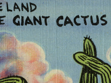 Load image into Gallery viewer, 1942 ARIZONA "Giant Cactus" Postcard POSTER! (up to 24" x 36") - Vintage - Desert
