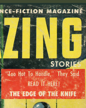 Load image into Gallery viewer, 1957 Science Fiction Book POSTER! (up to 24" x 36") - Robot Falconer - Birds of Prey - Laser - Gun - SciFi