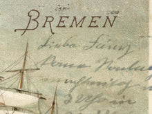 Load image into Gallery viewer, 1902 Ship PRINT! (up to 24 x 36) - Antique - Vintage - Sailing - Room Decor - Art - Hangings - Large - Sea - Ocean - Beach - Breezy