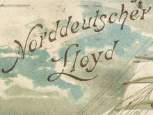 Load image into Gallery viewer, 1902 Ship PRINT! (up to 24 x 36) - Antique - Vintage - Sailing - Room Decor - Art - Hangings - Large - Sea - Ocean - Beach - Breezy