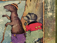 Load image into Gallery viewer, 1924 Billy Mink Book POSTER! (up to 24 x36) - Vintage - Thornton Burgess - Reading