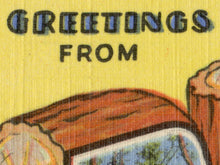 Load image into Gallery viewer, Big Trees "Large Letter" Postcard POSTER! (up to 24 x 36) - Santa Cruz County - California