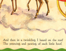 Load image into Gallery viewer, Santa Claus Christmas POSTER! (up to 24" x 36") - Night Before - Santa Claus - Reindeer