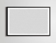 Load image into Gallery viewer, A Christmas Carol (Charles Dickens) Tiny Word BOOK POSTER - Minimalist - Literature