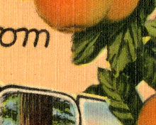 Load image into Gallery viewer, Vintage CALIFORNIA "In the Golden West" Postcard POSTER! (up to 24" x 36") - Vintage - Antique - Large Letter - Big Letter - West - Travel