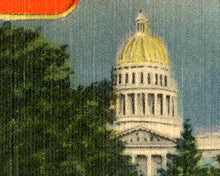 Load image into Gallery viewer, Vintage CALIFORNIA "In the Golden West" Postcard POSTER! (up to 24" x 36") - Vintage - Antique - Large Letter - Big Letter - West - Travel