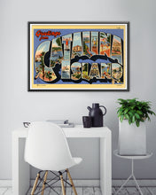 Load image into Gallery viewer, Vintage CATALINA ISLAND Large Letter Postcard POSTER! (up to 24x36) - Antique - California