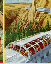 Load image into Gallery viewer, 1960 California Zephyr Train Brochure POSTER! (up to 24 x 36 inches) - Travel - Locomotive - Vintage