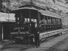 Load image into Gallery viewer, 1928 NIAGARA'S Great Gorge Trip Brochure POSTER! (up to 24 x 36) - Niagara Falls - Maid of the Mist