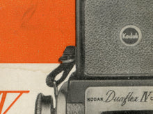 Load image into Gallery viewer, 1950's Duaflex IV Camera Manual POSTER! (up to 24 x 36 inches) - Kodak - Orange - Film - Photography