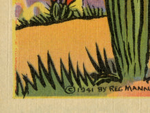 Load image into Gallery viewer, 1941 Desert Desperados POSTER! (up to 24 x 36) - Vintage Postcard - Southwest - Cactus