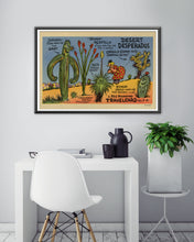 Load image into Gallery viewer, 1941 Desert Desperados POSTER! (up to 24 x 36) - Vintage Postcard - Southwest - Cactus