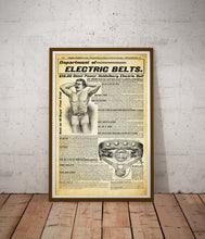 Load image into Gallery viewer, 1902 SEARS Catalog Electric Belt POSTER! (24" x 36" or smaller) - Homeopathic - Medicine - Doctor - Gifts