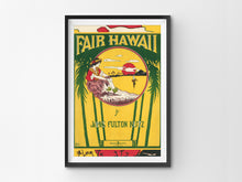 Load image into Gallery viewer, 1913 Fair Hawaii Hulu Music POSTER (up to 24 x 36) - Vintage Style - Sheet Music