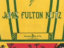 Load image into Gallery viewer, 1913 Fair Hawaii Hulu Music POSTER (up to 24 x 36) - Vintage Style - Sheet Music