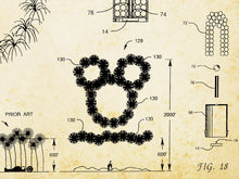 Load image into Gallery viewer, Mickey FIREWORKS Display Patent POSTER! (up to full-size 24 x 36) - Disneyland - Disney World - Magic Kingdom - Theme Park - Patents - Gifts