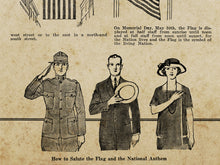 Load image into Gallery viewer, 1923 United States Flag Code POSTER! (up to 24" x 36") - American - Display Rules