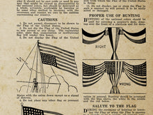 Load image into Gallery viewer, 1923 United States Flag Code POSTER! (up to 24" x 36") - American - Display Rules