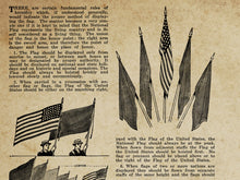 Load image into Gallery viewer, 1923 United States Flag Code POSTER! (up to 24" x 36") - American - Display Rules