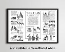 Load image into Gallery viewer, 1923 United States Flag Code POSTER! (up to 24" x 36") - American - Display Rules