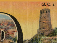 Load image into Gallery viewer, GRAND CANYON "Large Letter" Travel Postcard POSTER! (up to 24" x 36") - National Parks