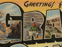 Load image into Gallery viewer, GRAND CANYON "Large Letter" Travel Postcard POSTER! (up to 24" x 36") - National Parks