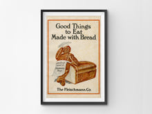 Load image into Gallery viewer, Vintage Kitchen Decor Poster (up to 24" x 36") - Art - Bread - Baking - Flour - Dough - Ingredients - Home