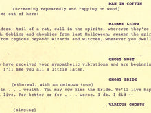 Load image into Gallery viewer, Haunted Mansion Script POSTER! (up to 24" x 36") - Disney World - Disneyland - Haunted House - Theme Park - Welcome Foolish Mortals - Art