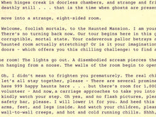 Load image into Gallery viewer, Haunted Mansion Script POSTER! (up to 24" x 36") - Disney World - Disneyland - Haunted House - Theme Park - Welcome Foolish Mortals - Art