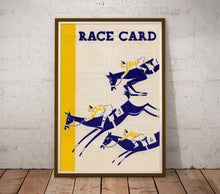 Load image into Gallery viewer, Horse Racing Casino Card POSTER! (up to 24" x 36") - Jockey - Horses - Track