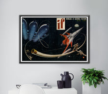 Load image into Gallery viewer, 1954 Science Fiction POSTER! (up to 24" x 36") - Space Station - Astronauts - Spaceship